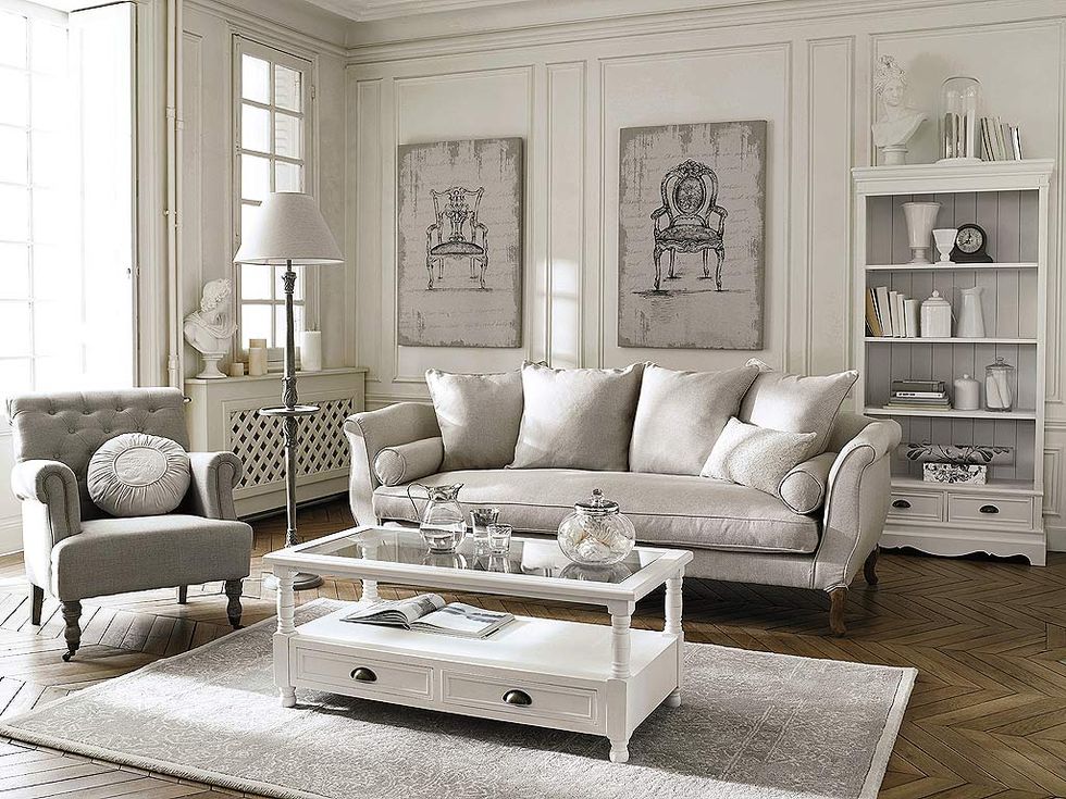 Cómo decorar un salón en con muebles en blanco: 20 ejemplos