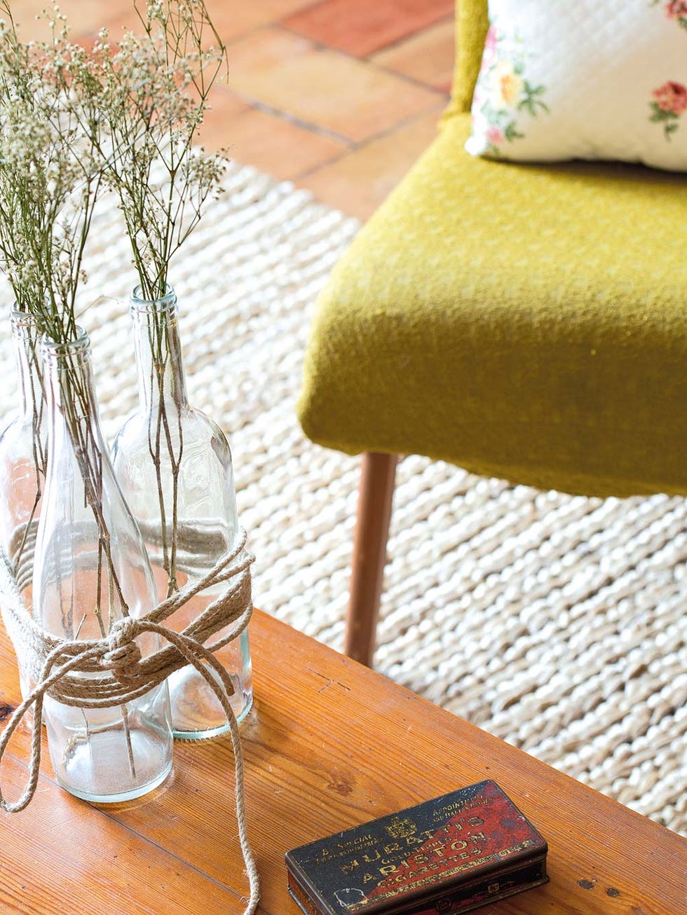 detalles decorativos en el salón