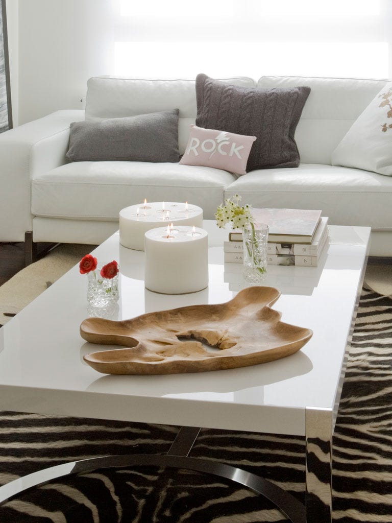 ideas para decorar las mesas de centro
