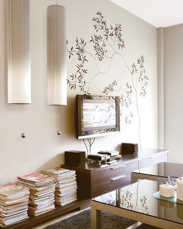 Cómo decorar la pared de la televisión? ⋆ ¡Ideas!
