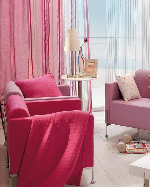 Interior design, Room, Textile, Furniture, Red, Pink, Interior design, Living room, Floor, Lamp, 