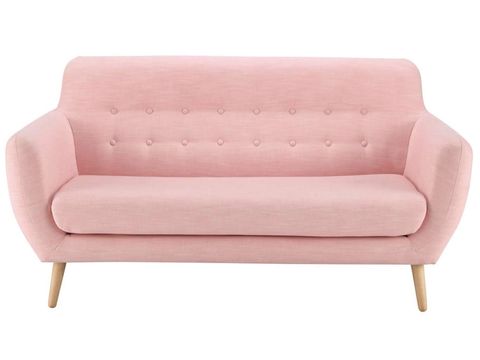 Furniture, Pink, Couch, Chair, Loveseat, Beige, Leather, Comfort, Armrest, 