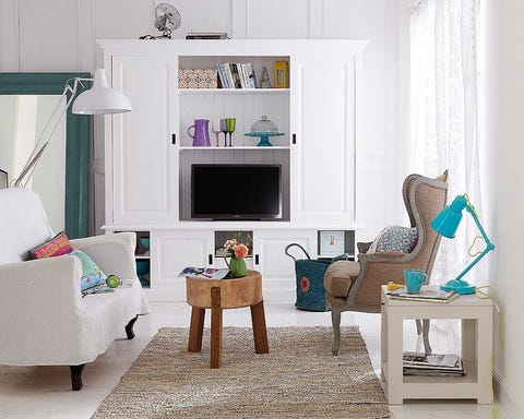 Room, Interior design, Green, Wood, Home, Living room, Wall, White, Furniture, Turquoise, 
