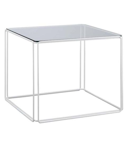 Product, Glass, Line, Rectangle, End table, Grey, Transparent material, Silver, Square, Coffee table, 