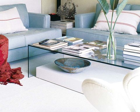 Blue, Room, Interior design, Living room, Floor, Furniture, Home, Teal, Turquoise, Interior design, 
