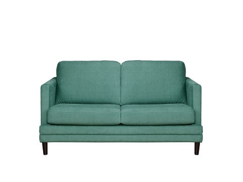 Couch, Furniture, Style, Turquoise, Teal, Rectangle, Outdoor furniture, Living room, studio couch, Aqua, 