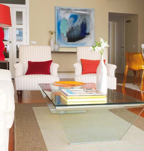 Floor, Room, Interior design, Flooring, Wood, Textile, Furniture, Lamp, Home, Interior design, 