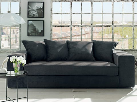 Interior design, Room, Furniture, Wall, Living room, White, Couch, Interior design, Home, Black, 