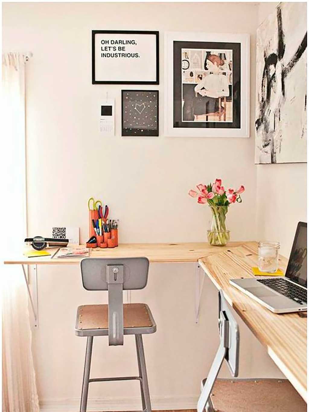 Las mejores 8 ideas de Escritorio largo  escritorio largo, decoración de  unas, salas de estudio en casa