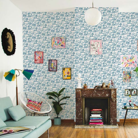 Blue, Green, Room, Interior design, Living room, Wall, Floor, Home, Flooring, Turquoise, 