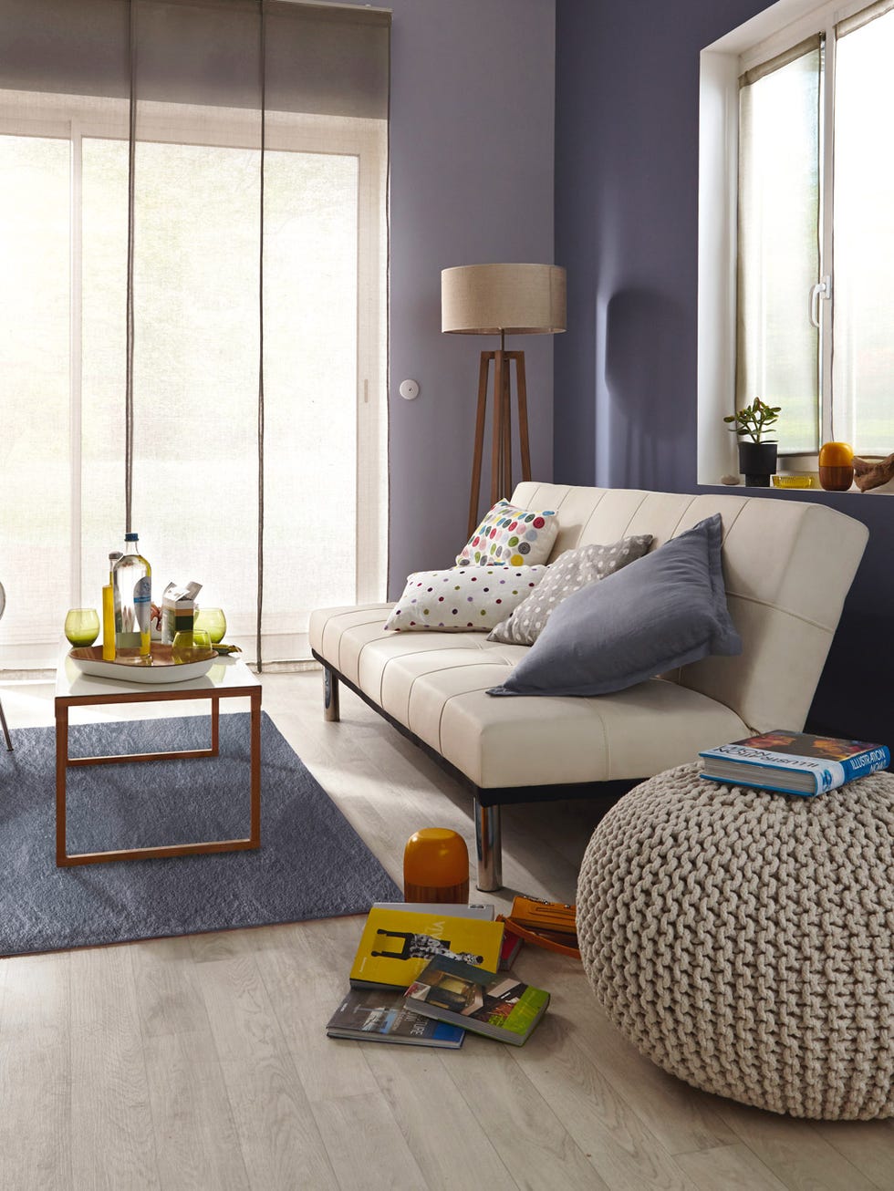 Salón modernos con sofá cama