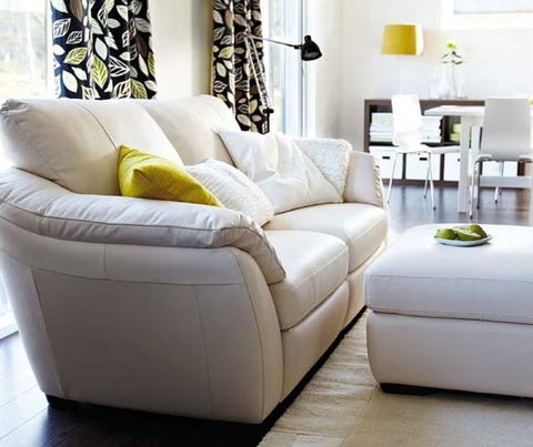 Interior design, Room, Yellow, Green, Living room, Wall, Furniture, Floor, White, Couch, 