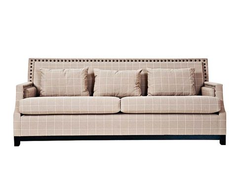 Brown, Couch, Furniture, White, Rectangle, Living room, studio couch, Beige, Design, Pillow, 