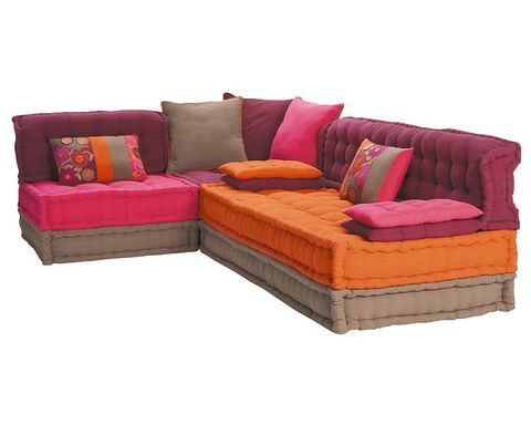 Brown, Furniture, Red, Purple, Magenta, Pink, Couch, Cushion, Orange, Pillow, 