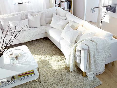 Interior design, Room, Floor, Property, Home, Living room, White, Wall, Couch, Furniture, 