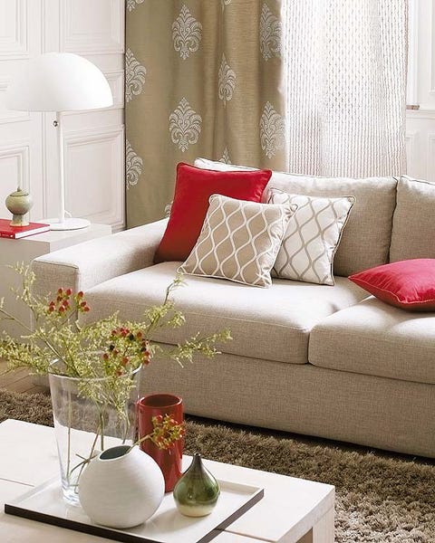Interior design, Room, Serveware, Living room, Furniture, White, Home, Couch, Wall, Interior design, 