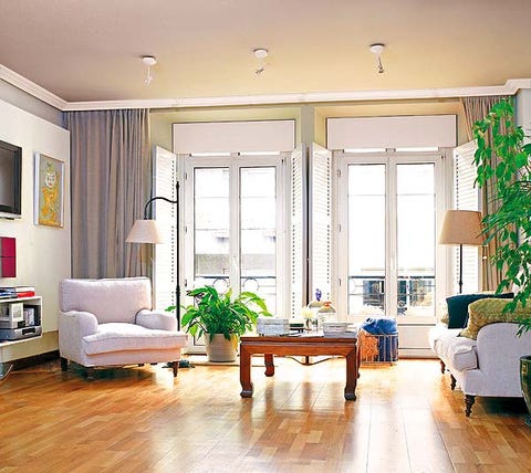 Wood, Room, Interior design, Floor, Green, Flooring, Furniture, Wall, Home, Ceiling, 