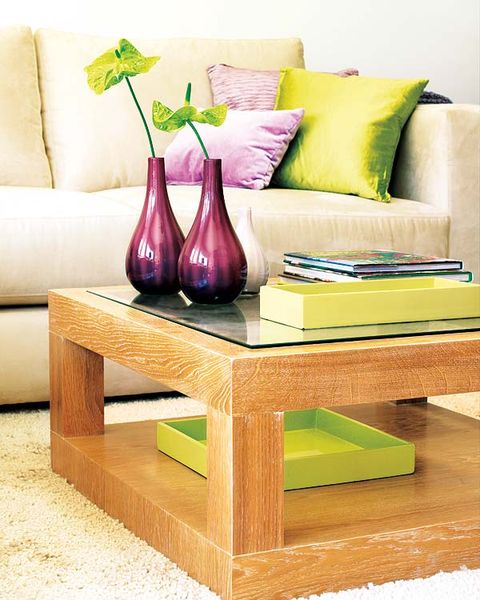 Furniture, Room, Interior design, Purple, Couch, Interior design, Living room, Lavender, Magenta, Vase, 