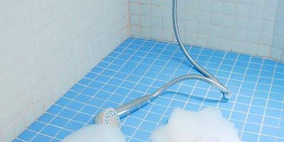 Blue, Floor, Flooring, Tile, Aqua, Teal, Composite material, Turquoise, Household supply, Tile flooring, 