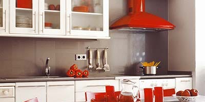 Room, Red, White, Table, Orange, Furniture, Kitchen, Interior design, Home appliance, House, Room, Red, White, Table, Orange, Furniture, Kitchen, Interior design, Home appliance, House,