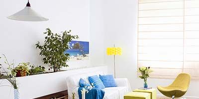 Blue, Room, Interior design, Property, Wall, Home, Furniture, Floor, Living room, Teal, 