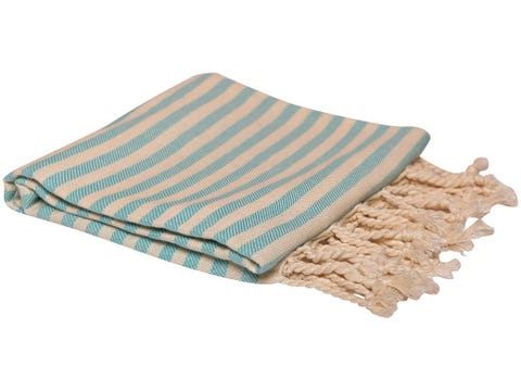 Textile, Teal, Aqua, Turquoise, Beige, Woolen, Wool, Rectangle, Home accessories, Linens, 
