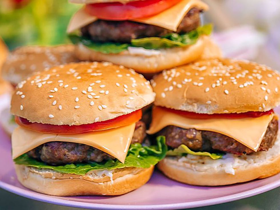 Dish, Food, Hamburger, Fast food, Junk food, Cuisine, Cheeseburger, Ingredient, Buffalo burger, Veggie burger, 