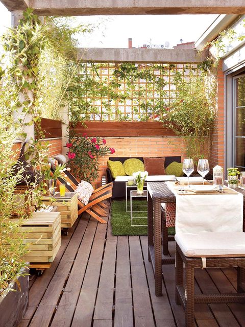 Ideas decorativas para terraza, patio o balcón