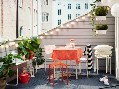 Flowerpot, Table, Real estate, Furniture, Outdoor furniture, Outdoor table, Chair, Home, Houseplant, Apartment, 