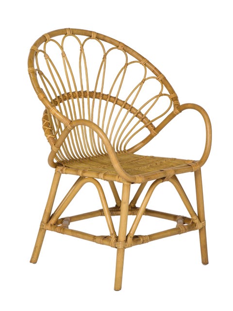 Furniture, Chair, Outdoor furniture, Grass family, Wicker, Windsor chair, Plant, 