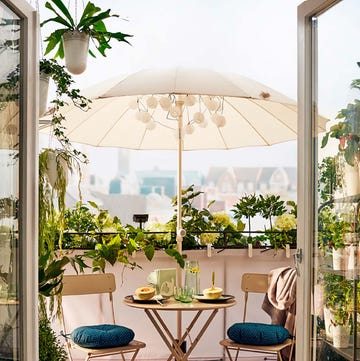 Terraza pequeña con sombrilla terraza pequeña con sombrilla
