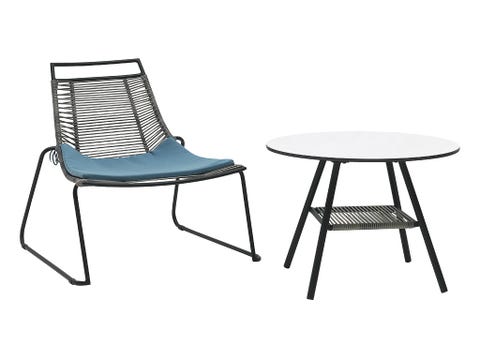 White, Furniture, Line, Black, Pattern, Grey, Parallel, Rectangle, Material property, Outdoor furniture, 