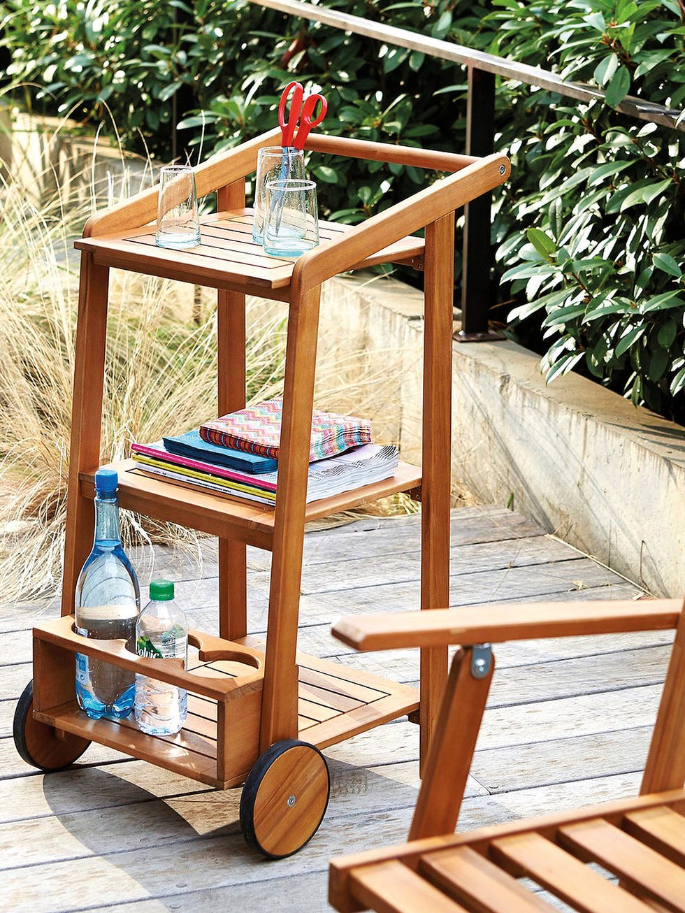 Shelf, Shelving, Kitchen cart, Furniture, Wood, Table, Vehicle, Cart, 