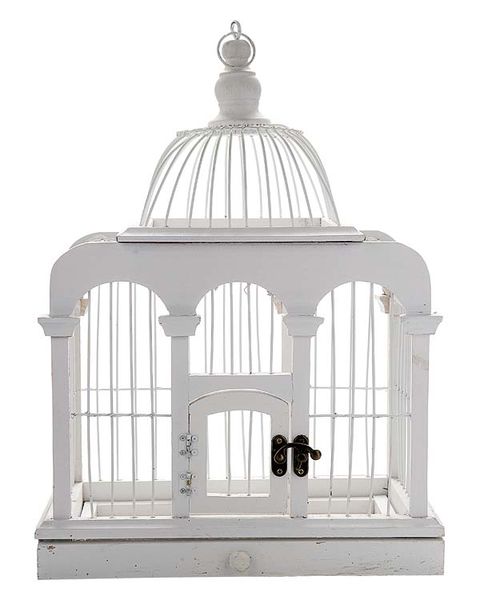 Cage, Pet supply, Grey, Finial, Metal, Iron, Arch, Dome, Silver, Dome, 