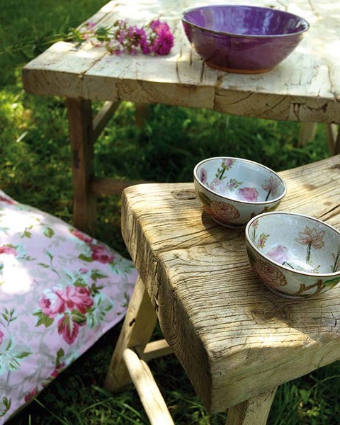 Serveware, Dishware, Purple, Table, Furniture, Bowl, Violet, Porcelain, Lavender, Linens, 