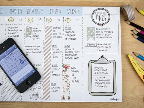 calendario de mesa para el escritorio