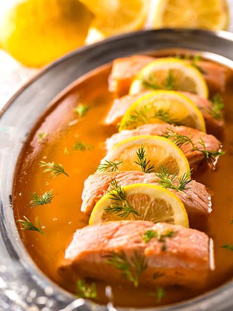 receta salmón con salsa de naranja