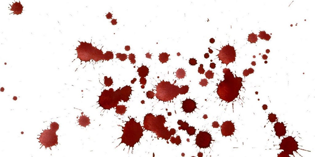 ¿Por qué la sangre tiene otro color cuando se seca?