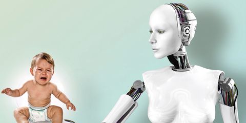 Resultado de imagen de futuro en el que los robots cuidaran a nuestros niÃ±os