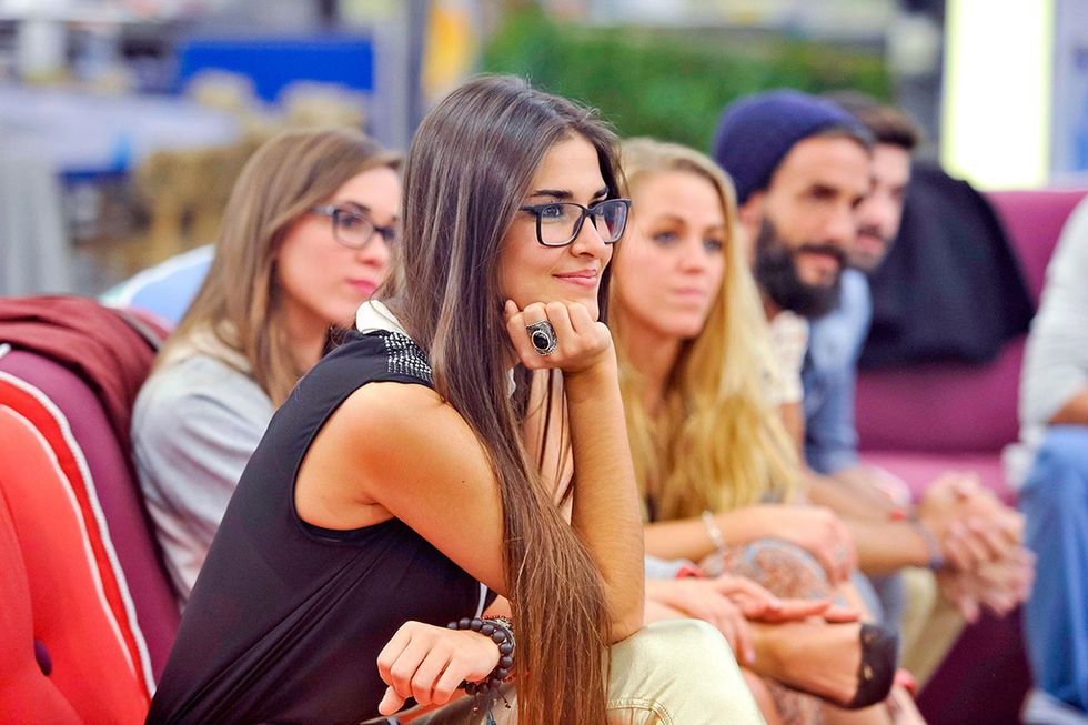 Eyewear, Nose, Vision care, People, Hand, Street fashion, Fashion accessory, Long hair, Youth, Layered hair, 