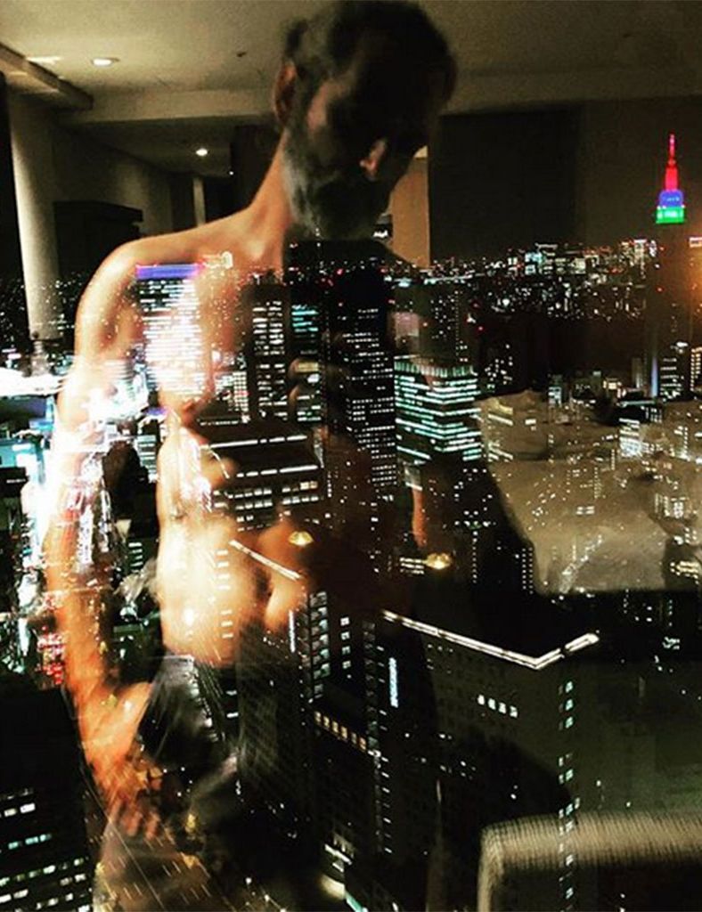Water, Muscle, Night, Barechested, Hand, City, Metropolis, Reflection, Photography, Flesh, 