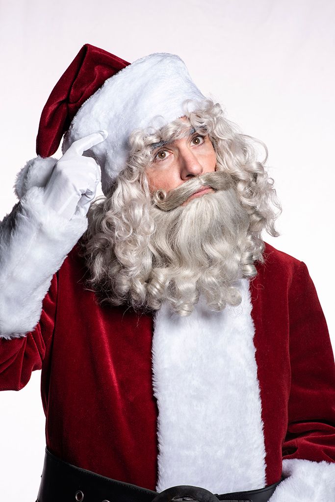 Santa claus, Facial hair, Beard, Fictional character, Christmas, 