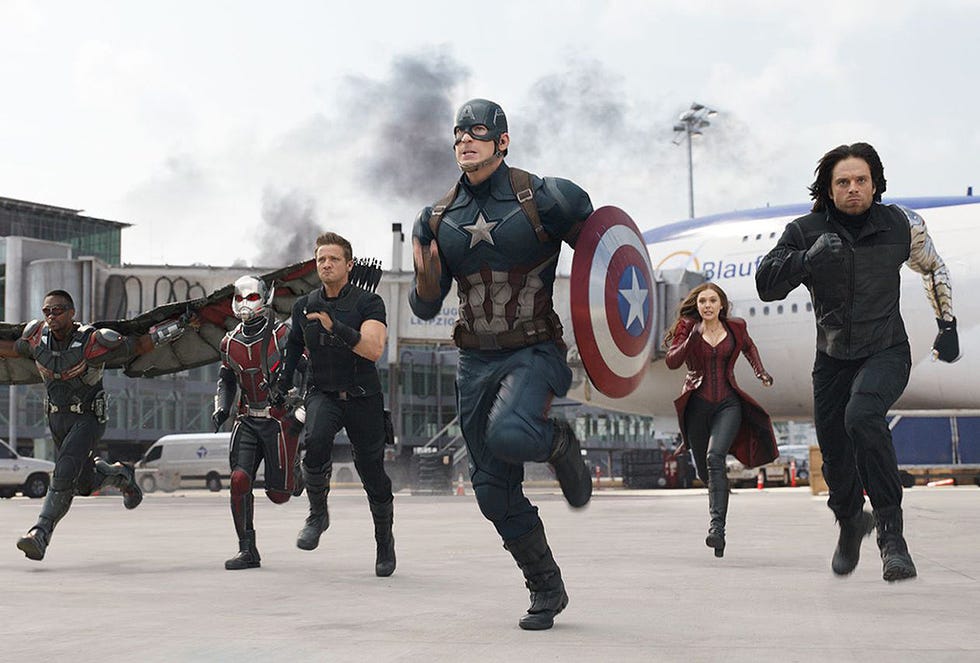 capitán américa civil war 2016
