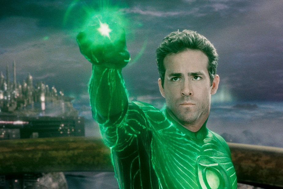 Molde caliente Completo Ryan Reynolds, héroe de DC Comics en 'Linterna Verde'