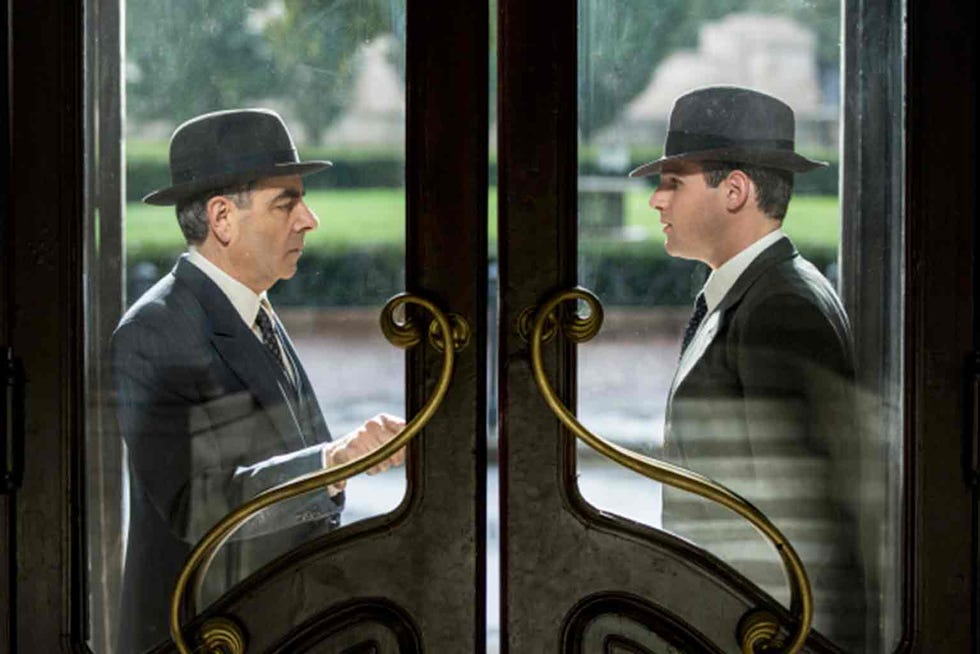Suit, Brass instrument, Formal wear, White-collar worker, Screenshot, 