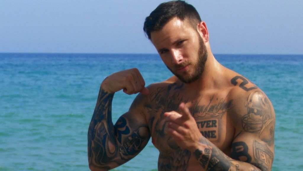 Human, Arm, Tattoo, Skin, Human body, Shoulder, Joint, Facial hair, Elbow, Barechested, 