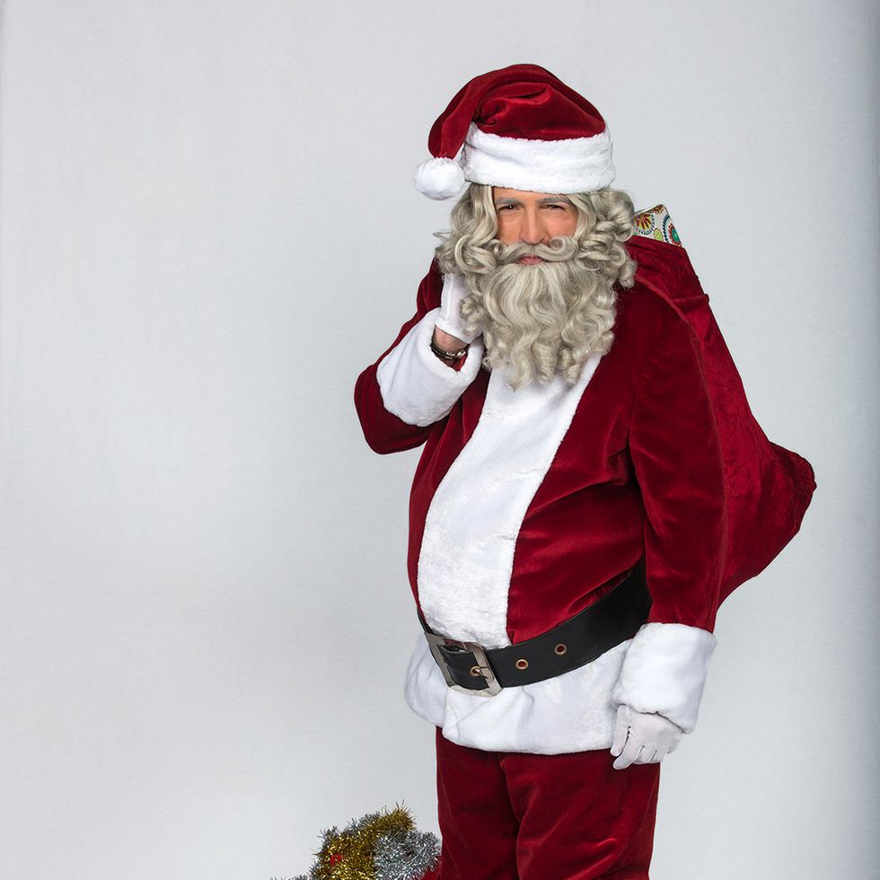 Santa claus, Christmas, Fictional character, Holiday, Costume, Facial hair, Christmas eve, Illustration, 