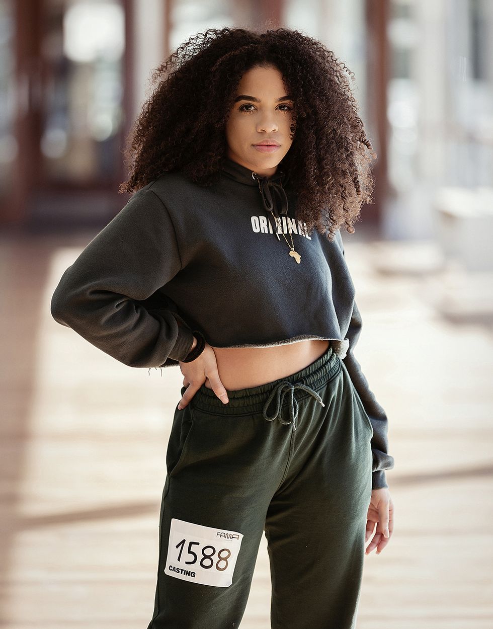 Clothing, Black, Beauty, Street fashion, Crop top, Photo shoot, Waist, Fashion, Lip, Photography, 