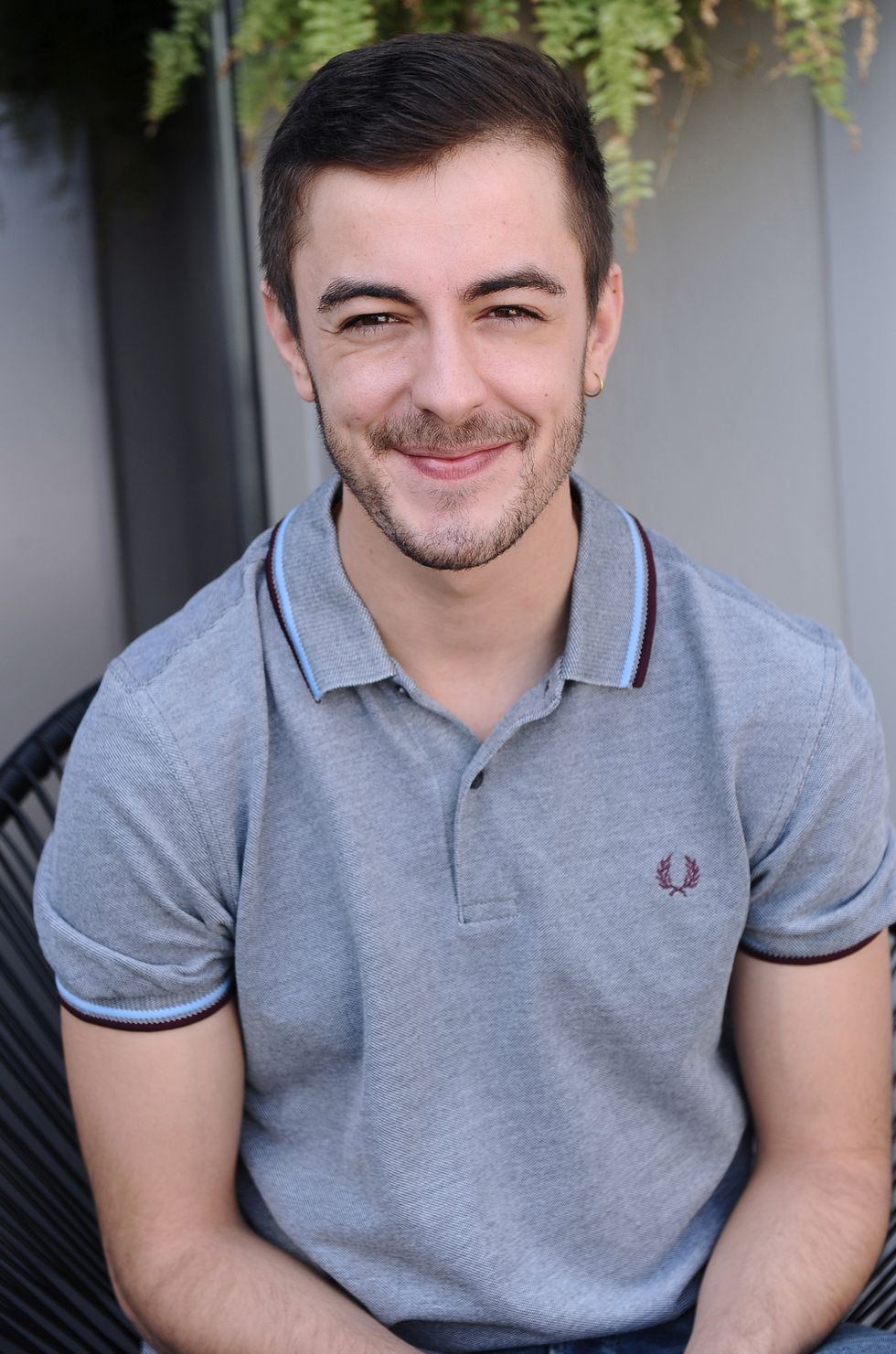 Face, Chin, Facial hair, Forehead, Smile, Beard, Muscle, Photography, Jaw, T-shirt, 