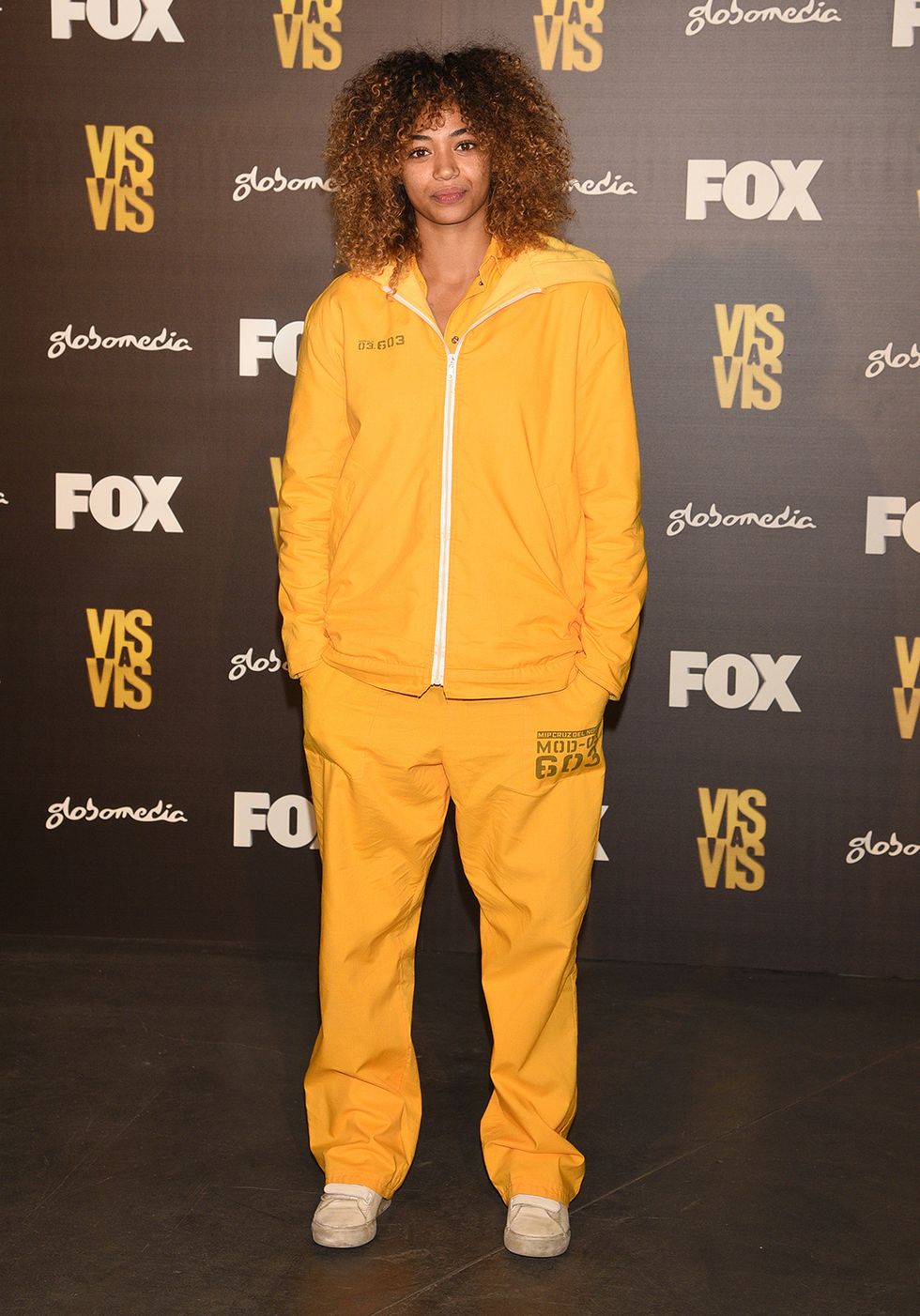 Yellow, Clothing, Outerwear, Premiere, Orange, Event, Flooring, Performance, 